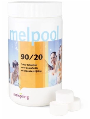 W'eau Melpool kleine chloortabletten 20 grams 1 kg afbeelding