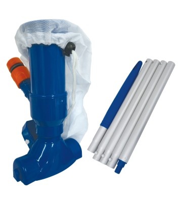 W'eau Jet Vac stofzuiger set met telescopische steel afbeelding