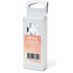 2-in-1 Refill pack voor manuele tester (Chloor en pH) 60 stuks -  W'eau