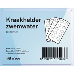 DPD 2 in 1 testset inclusief tabletten Chloor & pH - W'eau