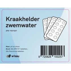 DPD testset inclusief tabletten (Chloor en pH) - W'eau