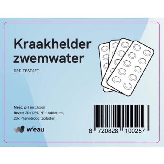 W'eau DPD 2 in 1 testset inclusief tabletten Chloor & pH - W'eau