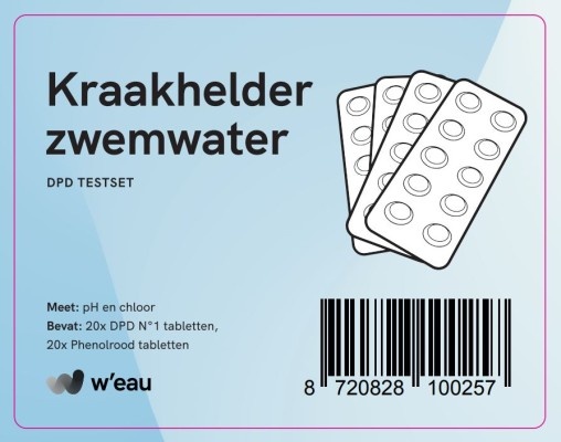 W'eau DPD testset inclusief tabletten (Chloor en pH) - W'eau afbeelding