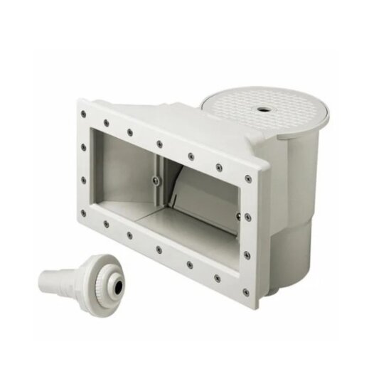 Kokido Skimmer brede zuigmond wit + inspuiter - Kokido