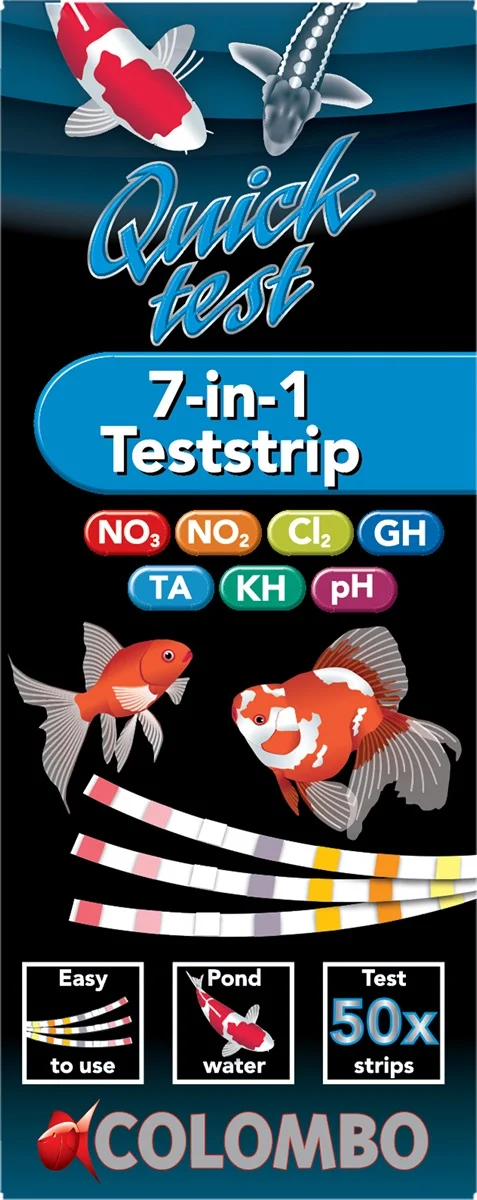 Colombo Colombo Quick Test 7 in 1 Teststrips pond afbeelding