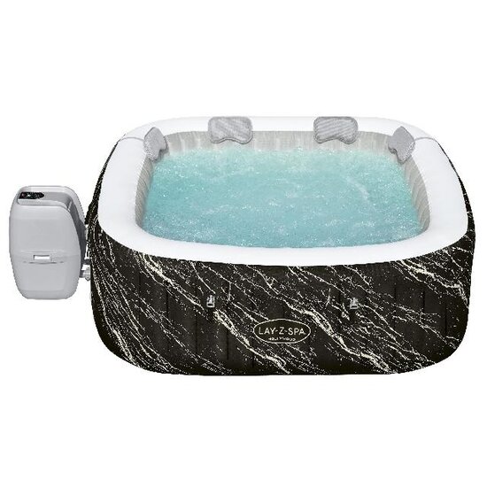 Lay-Z Spa Hollywood Luxe airjet 6 zwart 4-5 persoons - Lay-Z