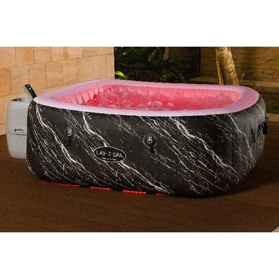 Lay-Z Lay-Z-Spa Hollywood Luxe airjet 6 zwart 4-5 persoons - Bestway