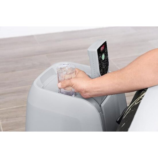 Bestway Lay-Z-Spa Hollywood Luxe airjet 6 zwart 4-5 persoons - Bestway