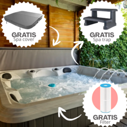 W'eau professionele Spa 5 persoons