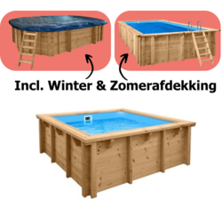 Java rechthoek 2,10x2,10m Deluxe Pakket