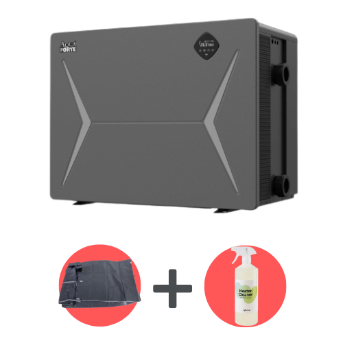 AquaForte Mr. Perfect 22 kW warmtepomp + Gratis winterhoes &amp; Heater Cleaner afbeelding
