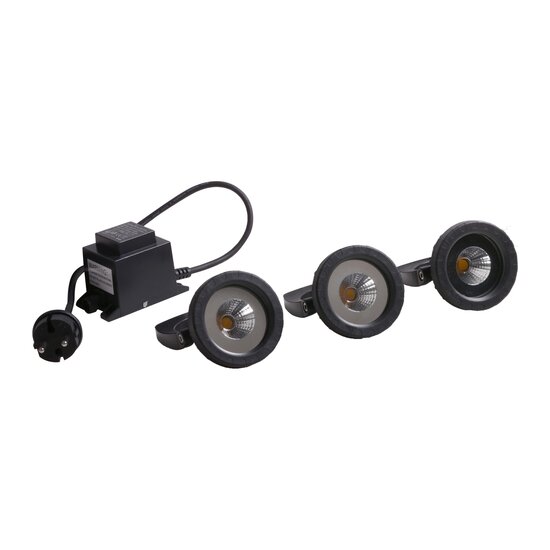 AquaForte Verlichtingset fontein 3x6 Watt - AquaForte