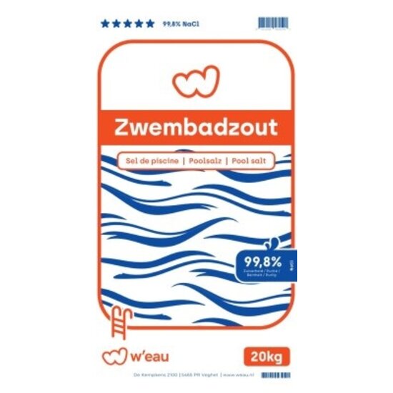 W'eau Zwembadzout 20kg - W'eau