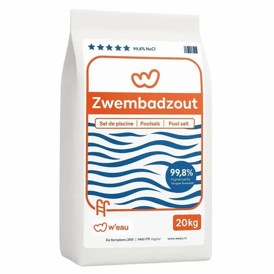 W'eau Zwembadzout 20kg - W'eau