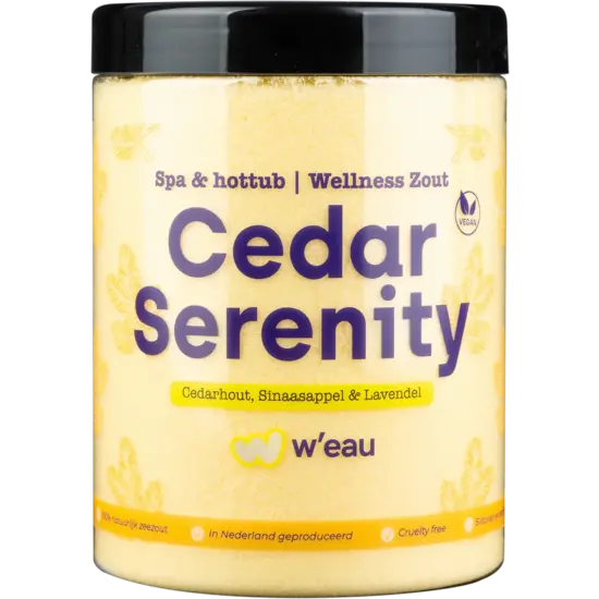 W'eau Badzout - Cedar Serenity - 1250 gram - W'eau