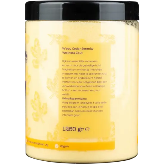 W'eau Badzout - Cedar Serenity - 1250 gram - W'eau