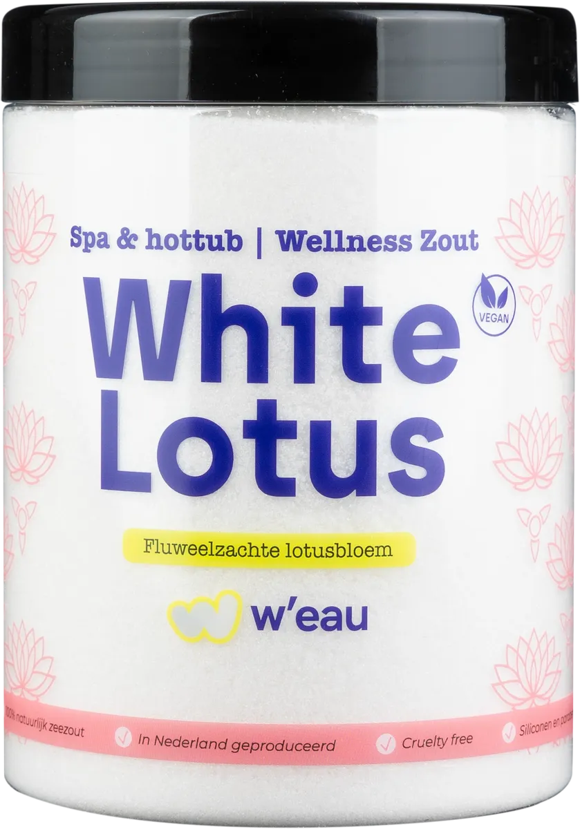 W'eau Badzout - White Lotus - 1250 gram -W'eau afbeelding