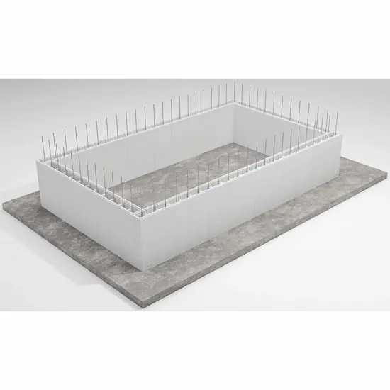 W'eau High Density Polystyreen zwembad zelfbouwpakket - 7,00 x 3,50 x 1,50 m