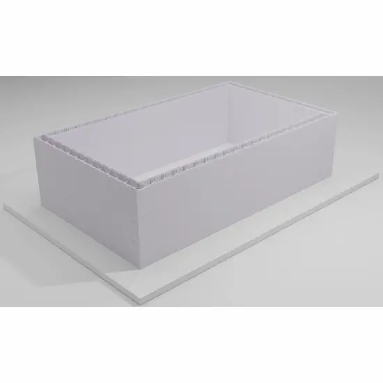 W'eau High Density Polystyreen zwembad zelfbouwpakket - 8,00 x 4,00 x 1,50 m