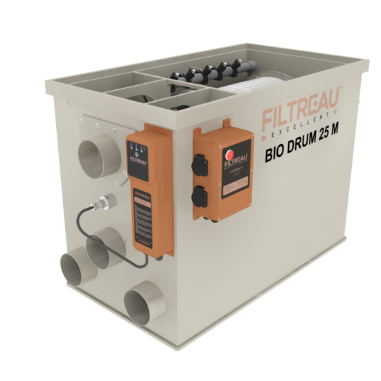 Filtreau WMC Bio Drum 25 M trommelfilter - Filtreau