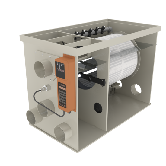 Filtreau WMC Bio Drum 25 M Gravity trommelfilter