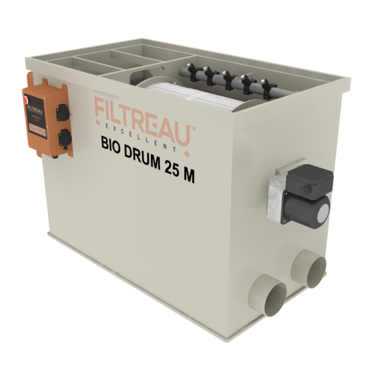Filtreau WMC Bio Drum 25 M Gravity trommelfilter