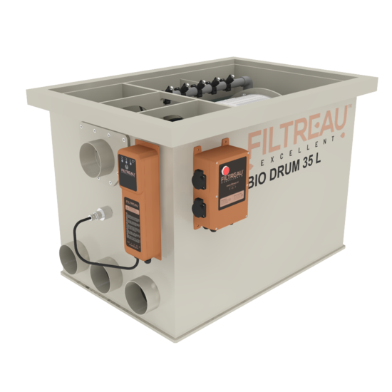 Filtreau WMC Bio Drum 35 L trommelfilter - Filtreau