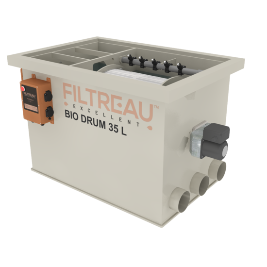 Filtreau WMC Bio Drum 35 L trommelfilter - Filtreau