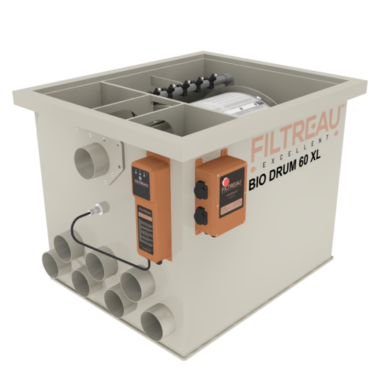 Filtreau WMC Bio Drum 60 XL trommelfilter - Filtreau