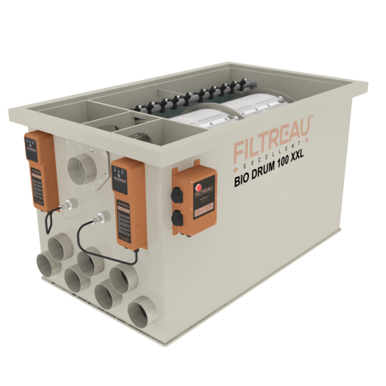 Filtreau WMC Bio Drum 100 XXL trommelfilter - Filtreau