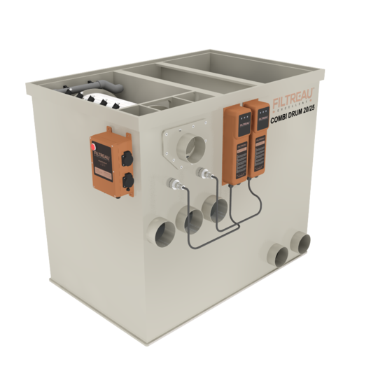Filtreau WMC Combi Drum 20/25 Gravity trommelfilter