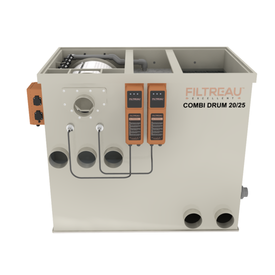 Filtreau WMC Combi Drum 20/25 Gravity trommelfilter