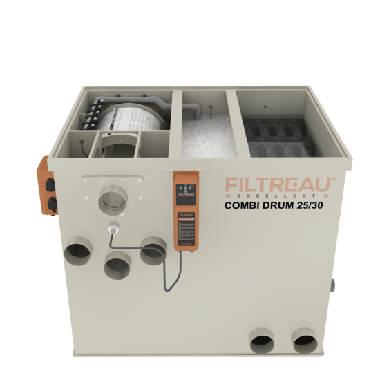 Filtreau WMC Combi Drum 25/30 Gravity trommelfilter