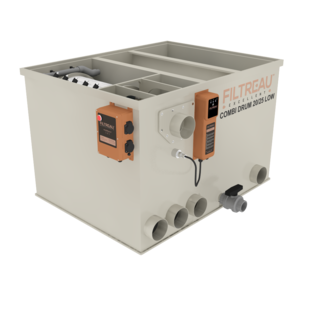 WMC Combi Drum 20/25 Low trommelfilter - Filtreau