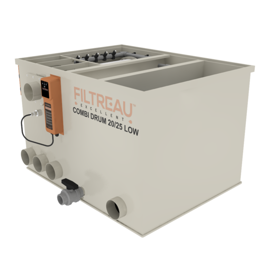 Filtreau WMC Combi Drum 20/25 Low Gravity trommelfilter