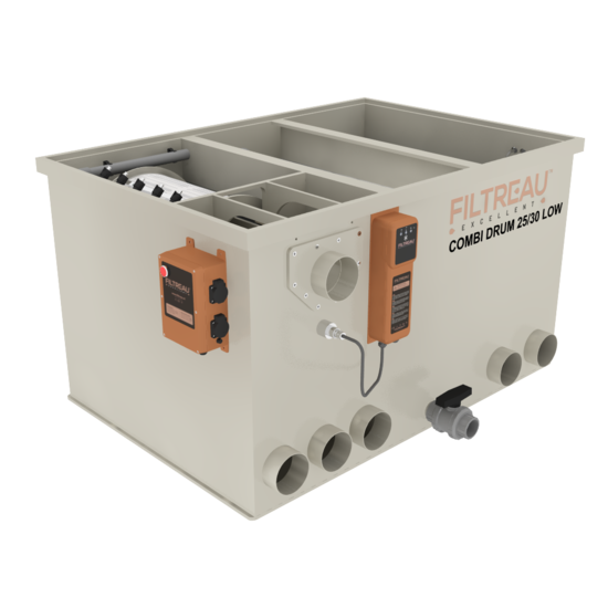 Filtreau WMC Combi Drum 25/30 Low Gravity trommelfilter