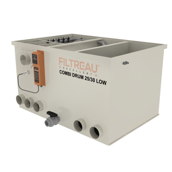 Filtreau WMC Combi Drum 25/30 Low Gravity trommelfilter