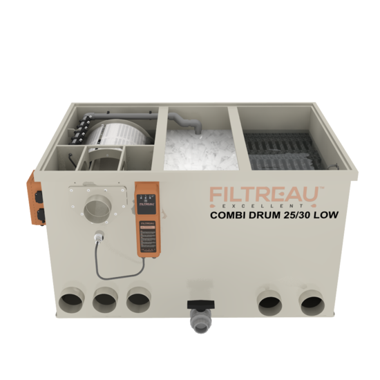 Filtreau WMC Combi Drum 25/30 Low Gravity trommelfilter