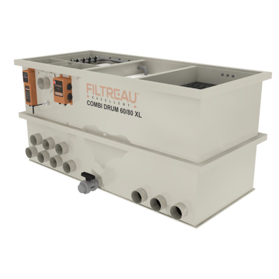 Filtreau WMC Combi Drum 60/80 XL trommelfilter - Filtreau