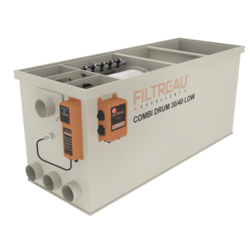 WMC Combi Drum 30/40 Low In Line trommelfilter - Filtreau