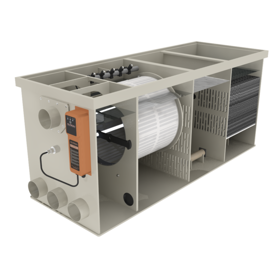 Filtreau WMC Combi Drum 30/40 Low In Line trommelfilter - Filtreau