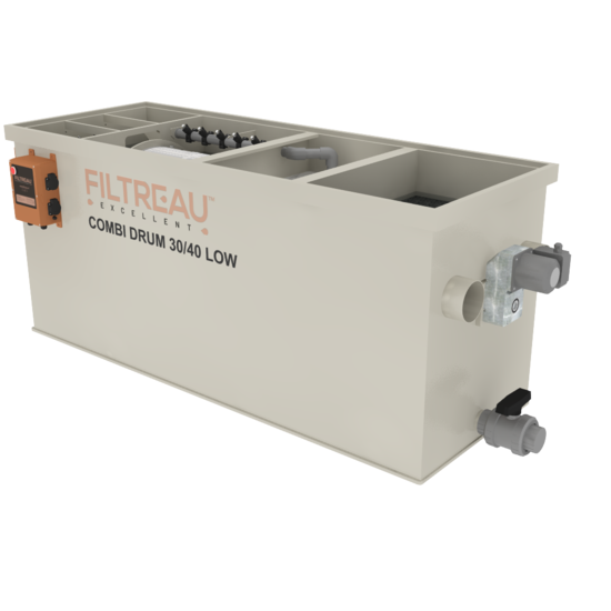 Filtreau WMC Combi Drum 30/40 Low In Line trommelfilter - Filtreau