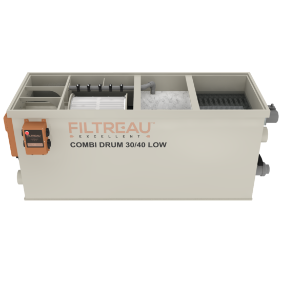 Filtreau WMC Combi Drum 30/40 Low In Line trommelfilter - Filtreau