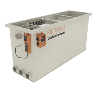 WMC Combi Drum 30/45 L In Line trommelfilter - Filtreau