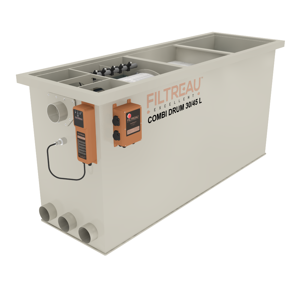 Filtreau WMC Combi Drum 30/45 L In Line trommelfilter afbeelding