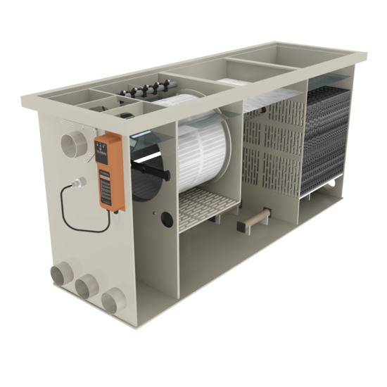 Filtreau WMC Combi Drum 30/45 L In Line trommelfilter - Filtreau