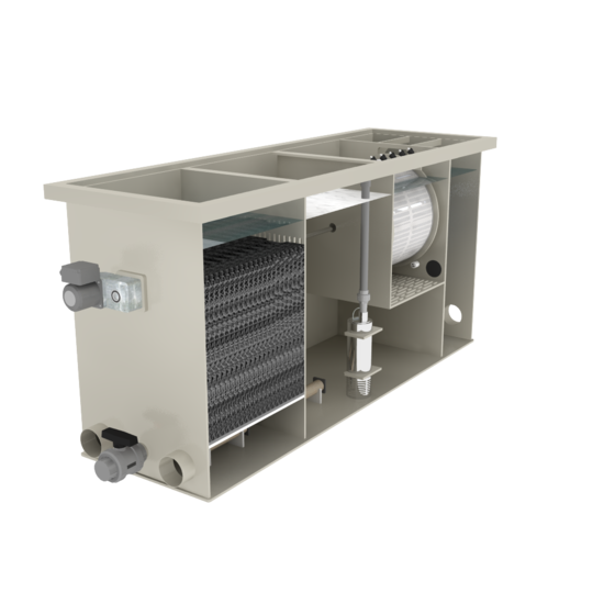 Filtreau WMC Combi Drum 30/45 L In Line trommelfilter - Filtreau