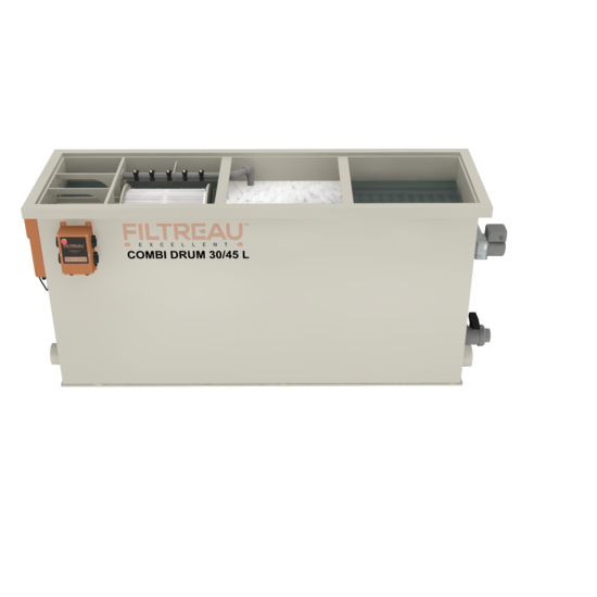 Filtreau WMC Combi Drum 30/45 L In Line trommelfilter - Filtreau