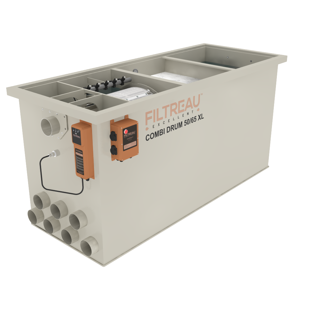 Filtreau WMC Combi Drum 50/65 XL In Line trommelfilter afbeelding