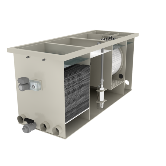 Filtreau WMC Combi Drum 50/65 XL In Line trommelfilter - Filtreau